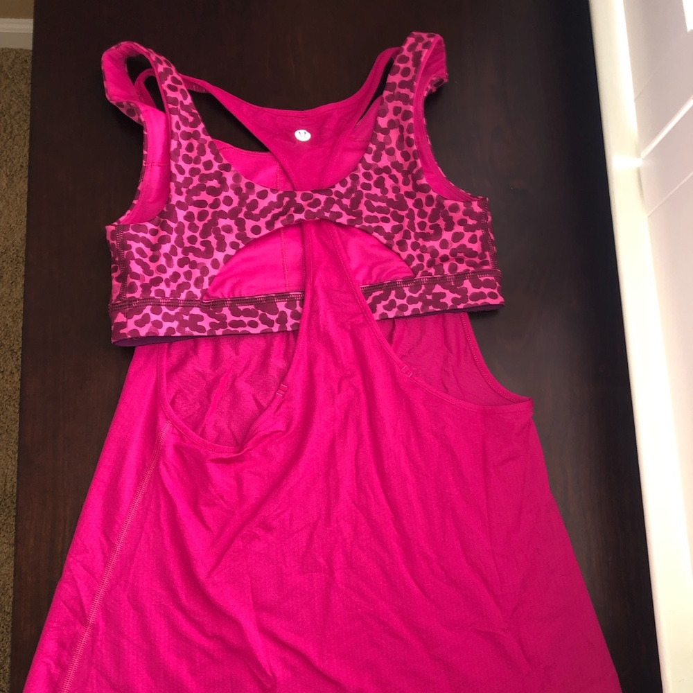 Pink lululemon top
